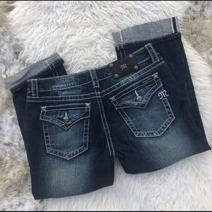Miss me cropped jeans